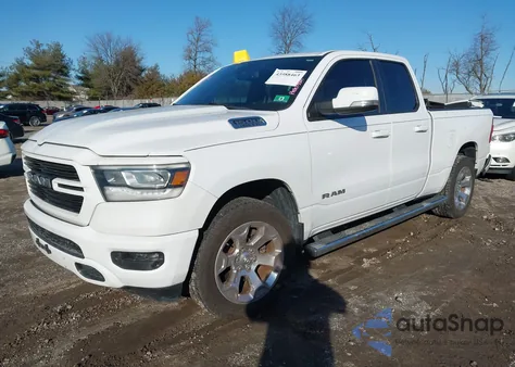 2019 Ram 1500 Big Horn/Lone Star 4X4 6'4 Box z USA, uszkodzony, nr VIN 1C6SRFBT5KN511404